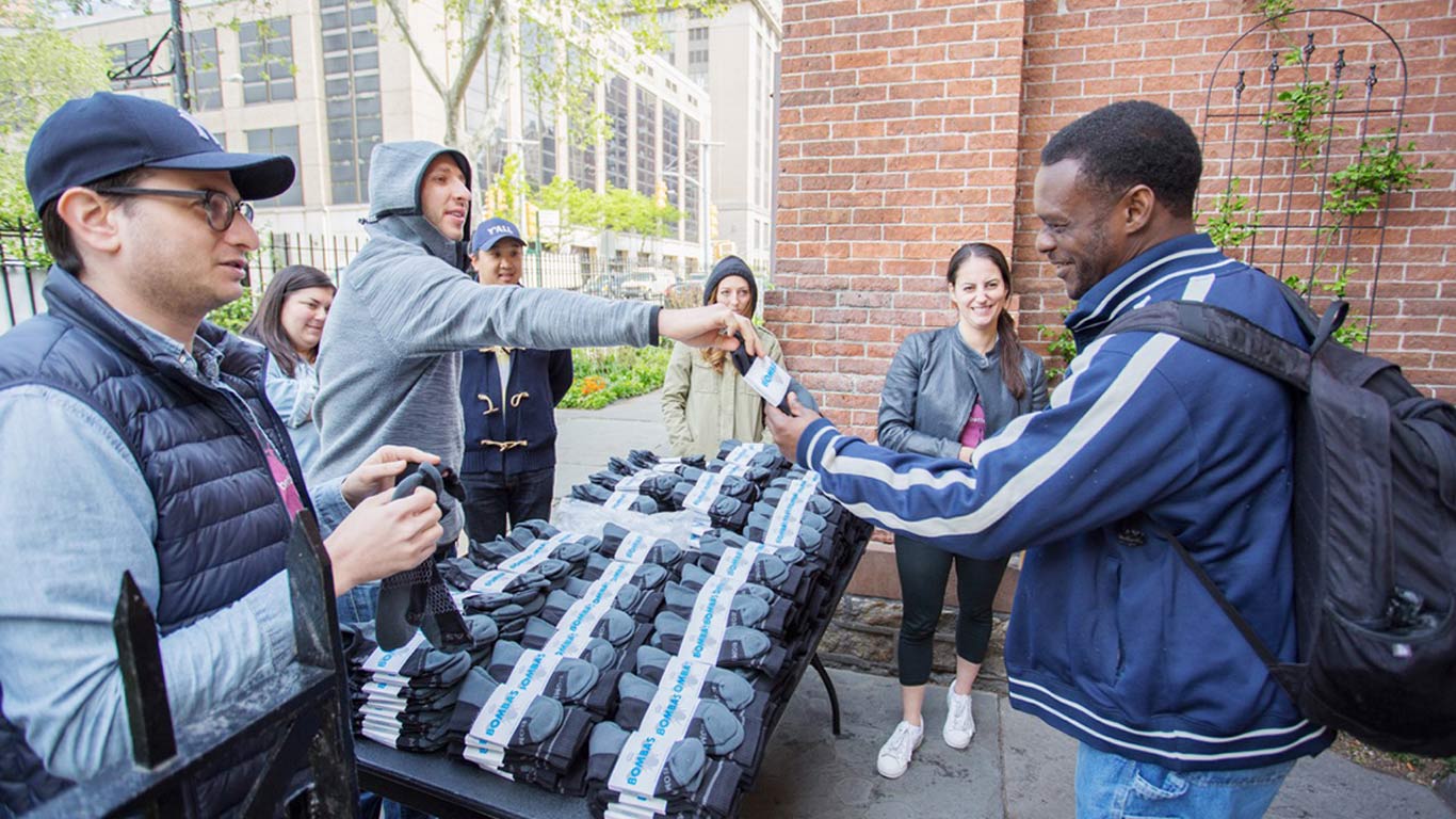 Gap + Bombas Helping the Homeless One Sock at a Time Gap Inc.