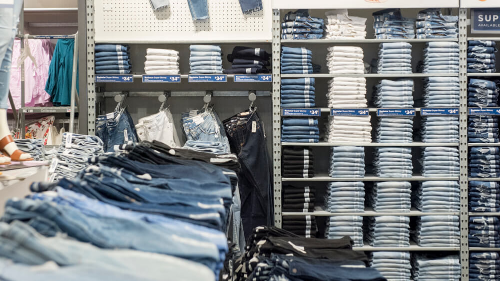 In-store denim